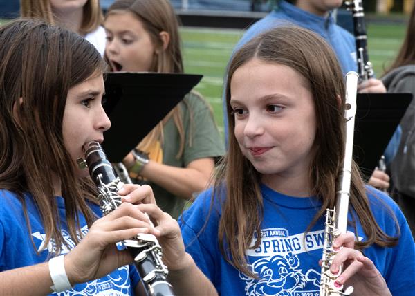 South River Feeder Elementary, Middle and High School Combined Band Performing